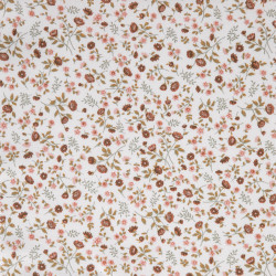 Coated  Cotton ELEONI Red Tile / Thyme